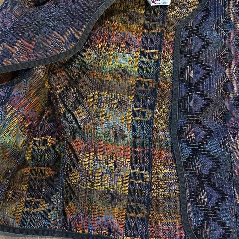 Colorful Patterned Bolero Jacket - image 3